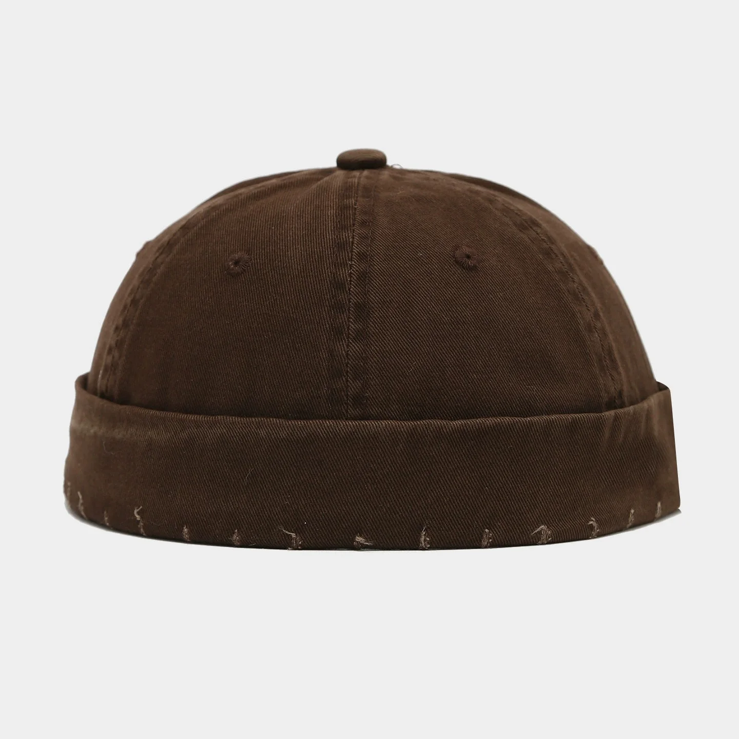 1PC Washed Color Docker Cap ohne Visier Broken Brimless Caps Solid Colors Hat Adjustable Cotton Hats Unisex Vintage Hip Hop – Detail 13
