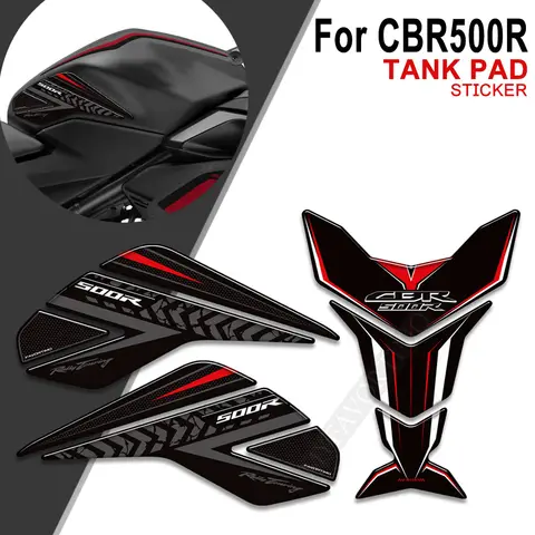 혼다 CBR500R CBR 500 R 500R 오토바이 보호대 탱크 패드, 사이드 그립 가스 연료 오일 키트, 무릎 스티커 데칼 2024
