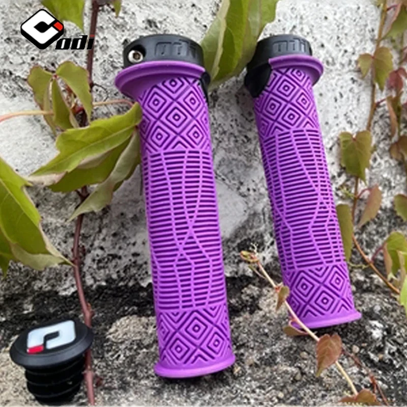 ODI Bike Grips Soft Bicycle Handlebar Grip Ultralight MTB Cuffs Rubber Lock Handle Grips Anti-Skid BMX XC DH Bike Handles Cover