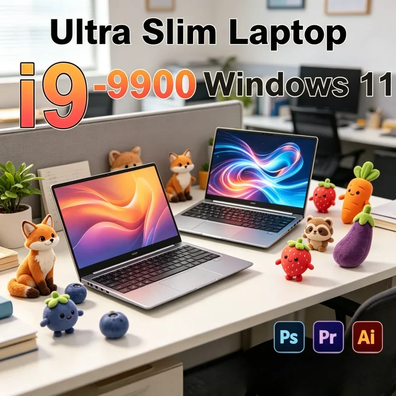 

2026 Sagacious Novel 15.6 Laptop Intel Core I9-9900 Gaming PC Arcane Ultra Slim Mercantile Erudite Computer PC Windows 11