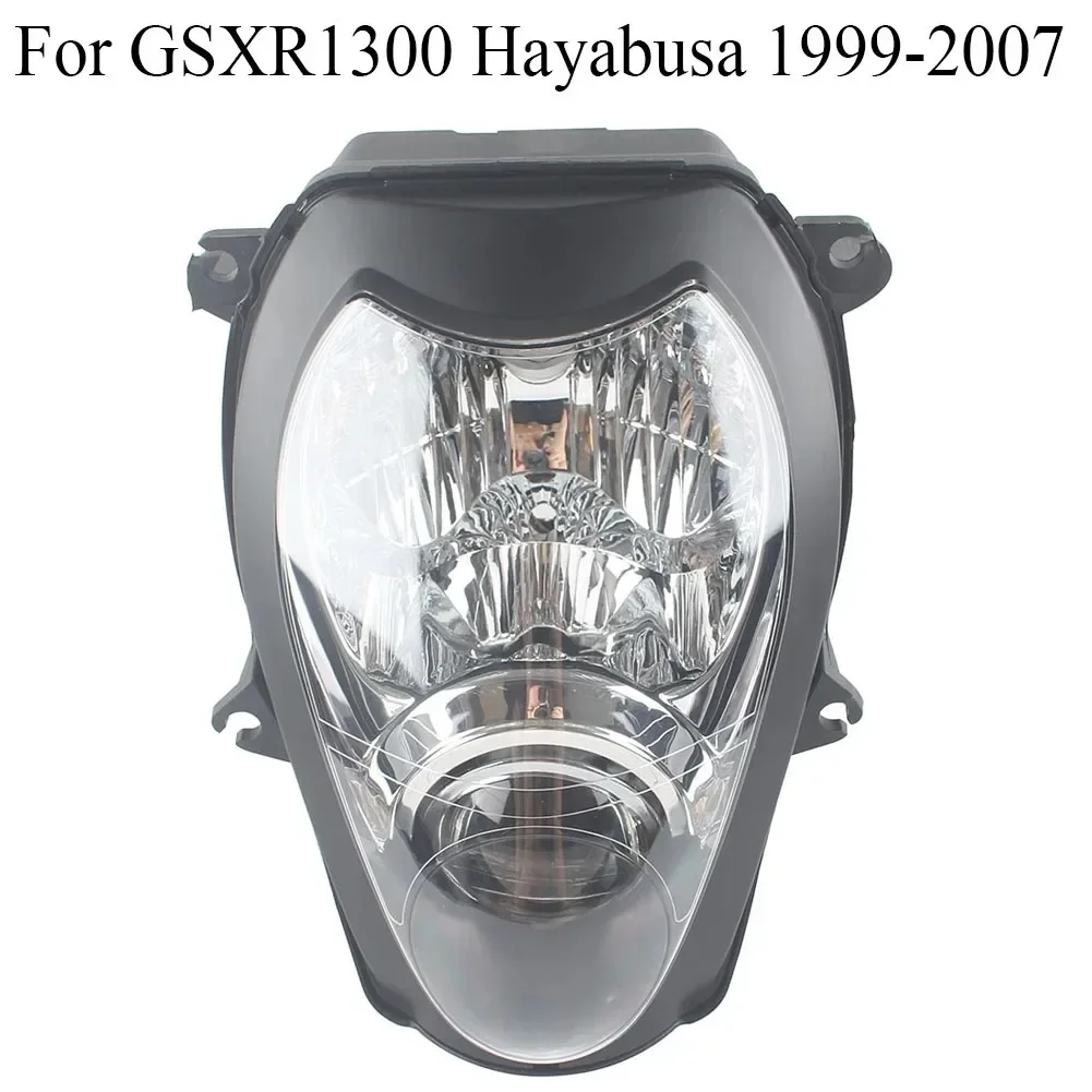 Motorcycle Front Headlight Lamp Assembly For Suzuki Hayabusa GSXR1300 1999-2009 2010 2011 2012 2013 2014 2015 2016 2017 Clear