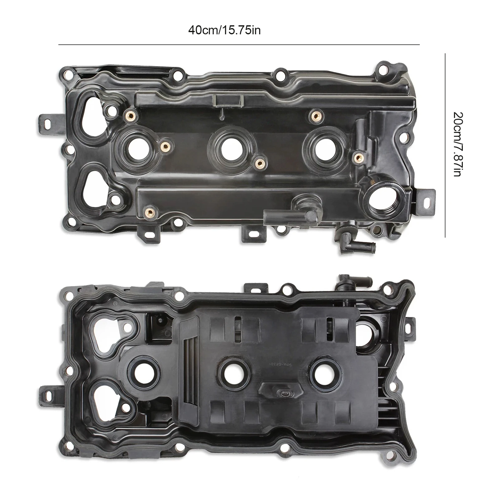 

2pcs Valve Covers Set W/Gasket Screw Oil Cap Cam Rocker Cover Wear Resist Engine Valve Cover OE 13264-9N00A 13264-9N00B