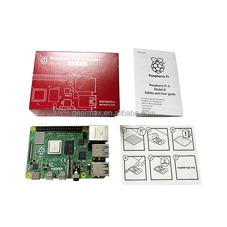 Raspberry Pi  8GB Pi4 Development Board Computer Dual-band WiFi BLE 5.0 1.5Ghz CPU Widely Uses Board Raspberry Pi 4 Model B 8G