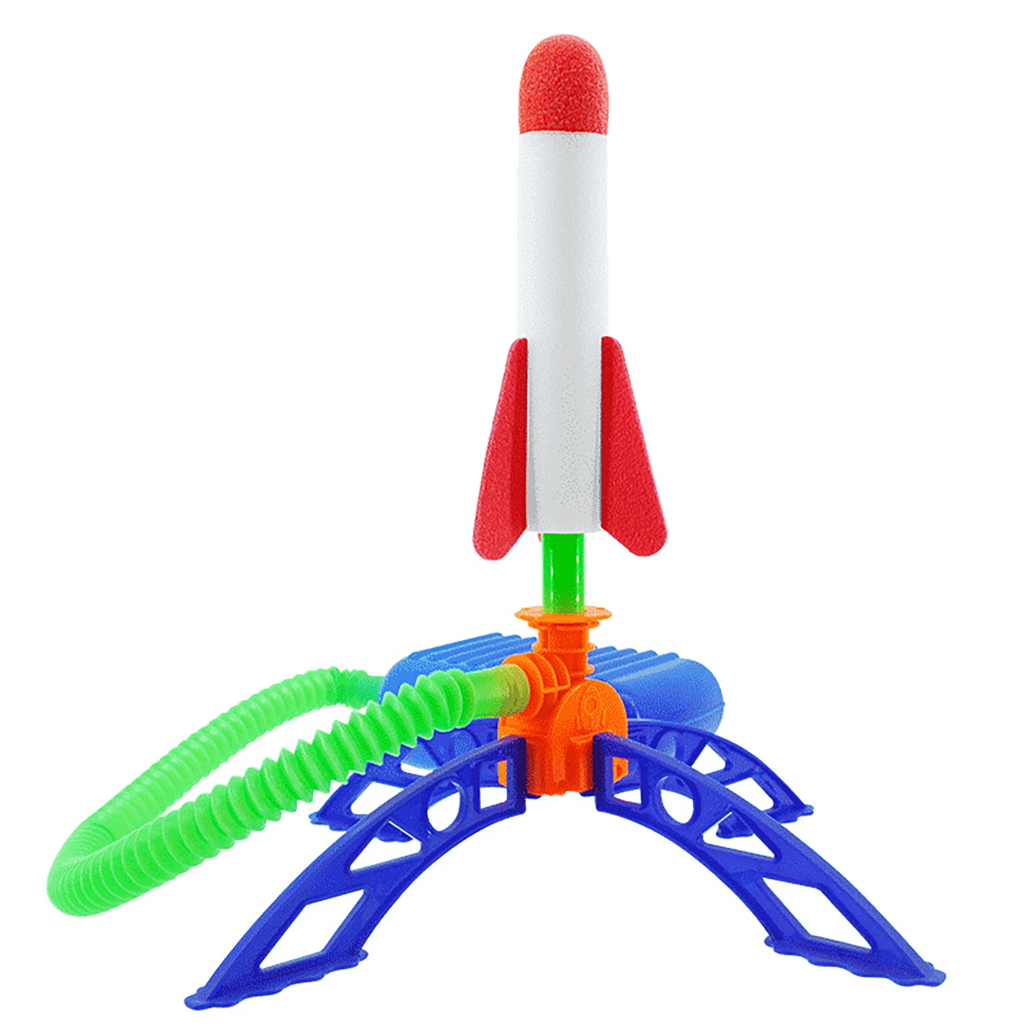 Children's Foot Stepping Soaring Rocket, Indoor and Outdoor Novel Interactive Toys, Foot Stepping Launcher Flying Toy