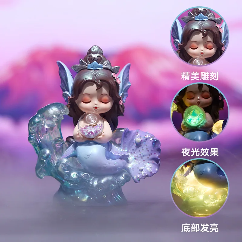 الكرتون تمثال راتنج صندوق أعمى المنزل مكتب سطح المكتب الديكور هدية عيد ميلاد لعبة العصرية الوحش جبل البحر تحصيل #5