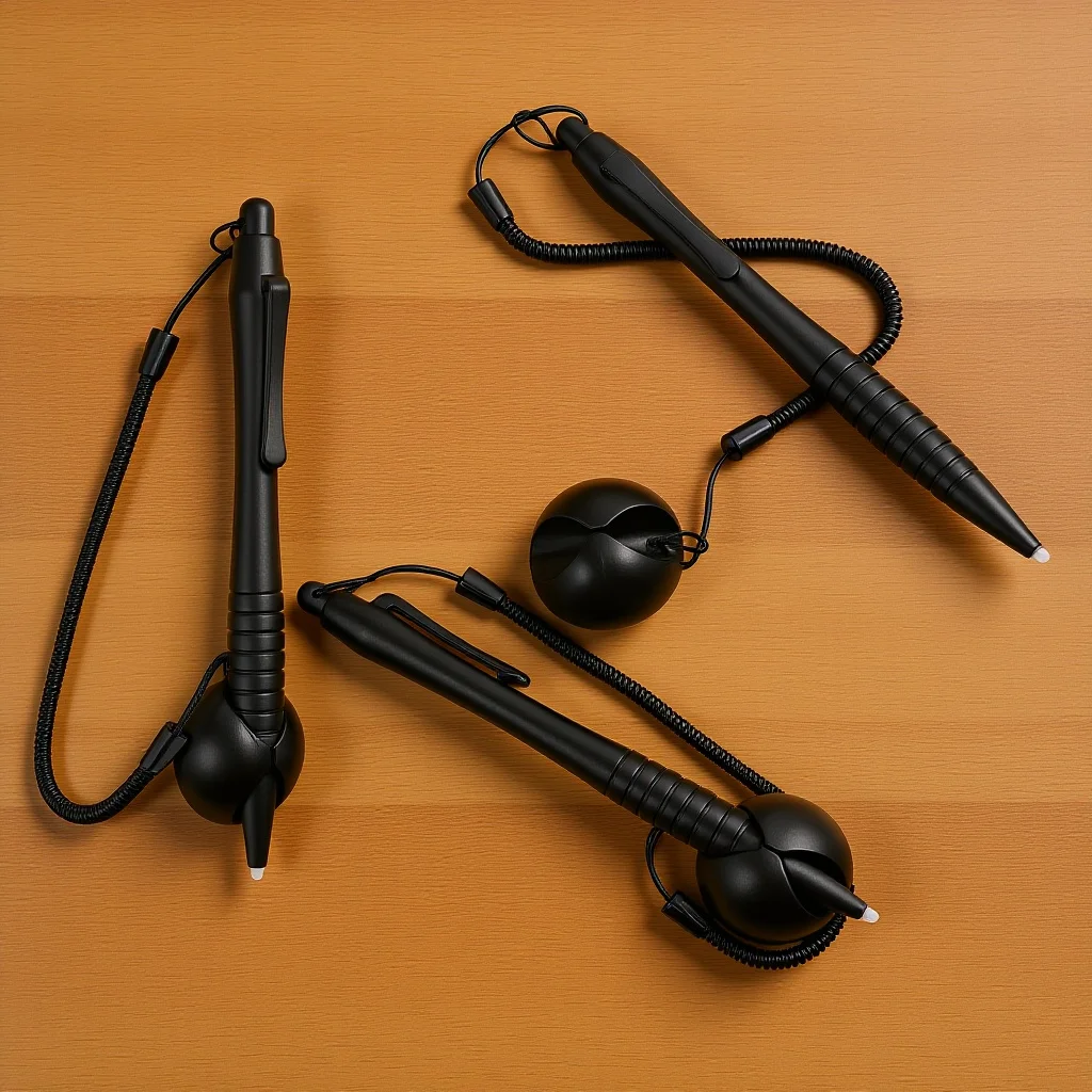 

3Pcs Resistive Touch Pen Hard Tip Stylus Pen Spring Rope Base Anti-Lost for Writing Drawing Tablet Touch Devices