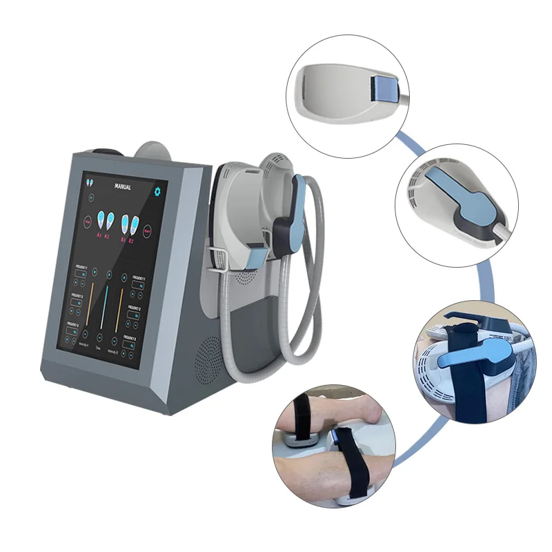 2026 جديد! 4 مقابض مع RF EMS PRO Super Therapy 4500W عالية الكثافة الجسم التخسيس تشكيل الجسم جهاز تجميل بناء العضلات