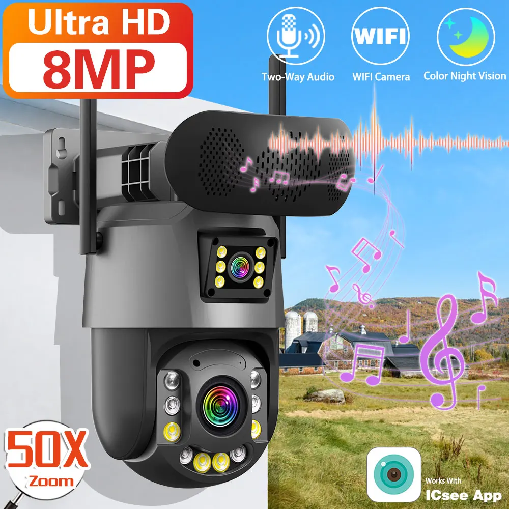 4K 8MP Wifi 50X Zoo… - image