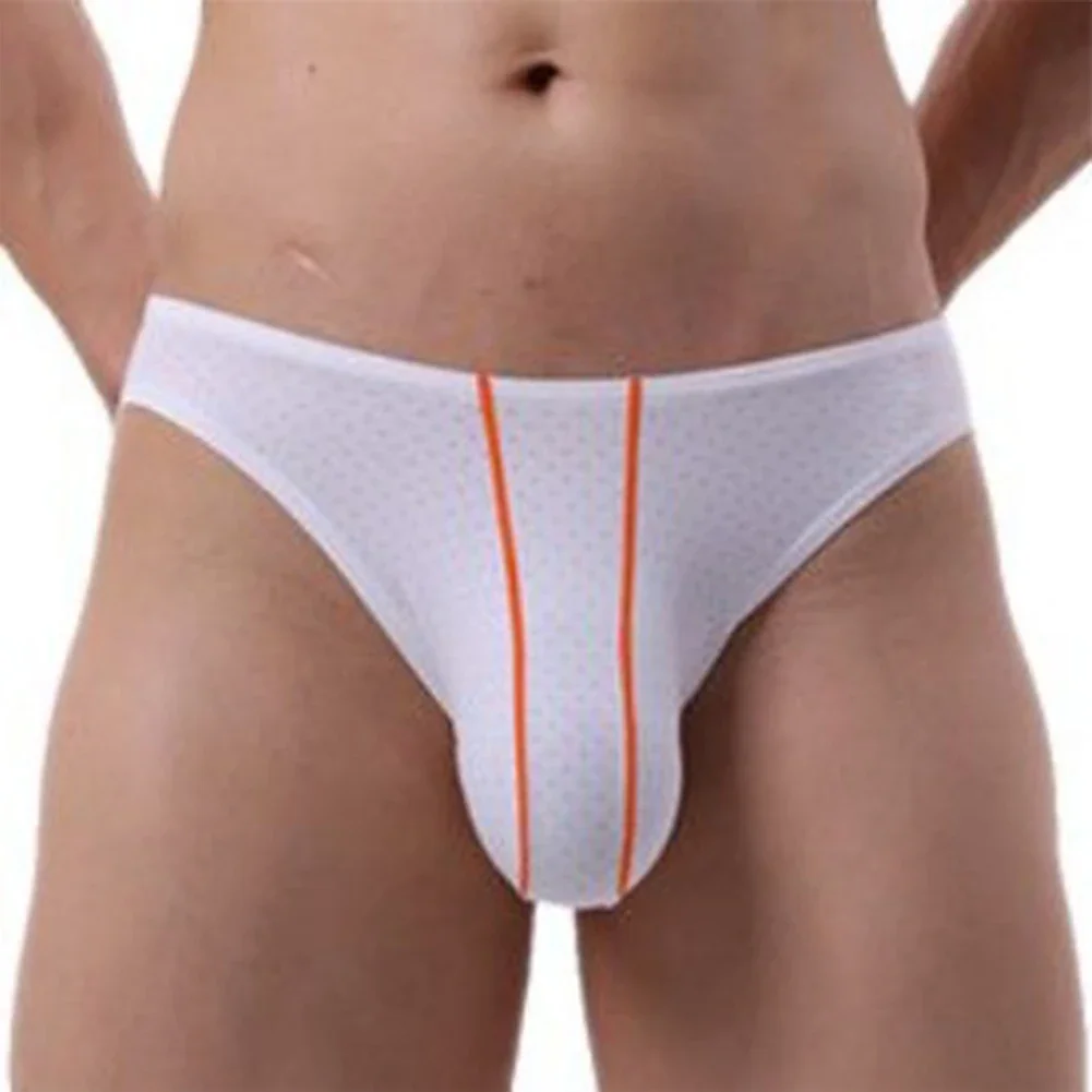 Hot Sale Low Waist Mens Underwear Briefs Bikini Sexy Big Pouch Panties Daily Sports Basic Breathable Underpants