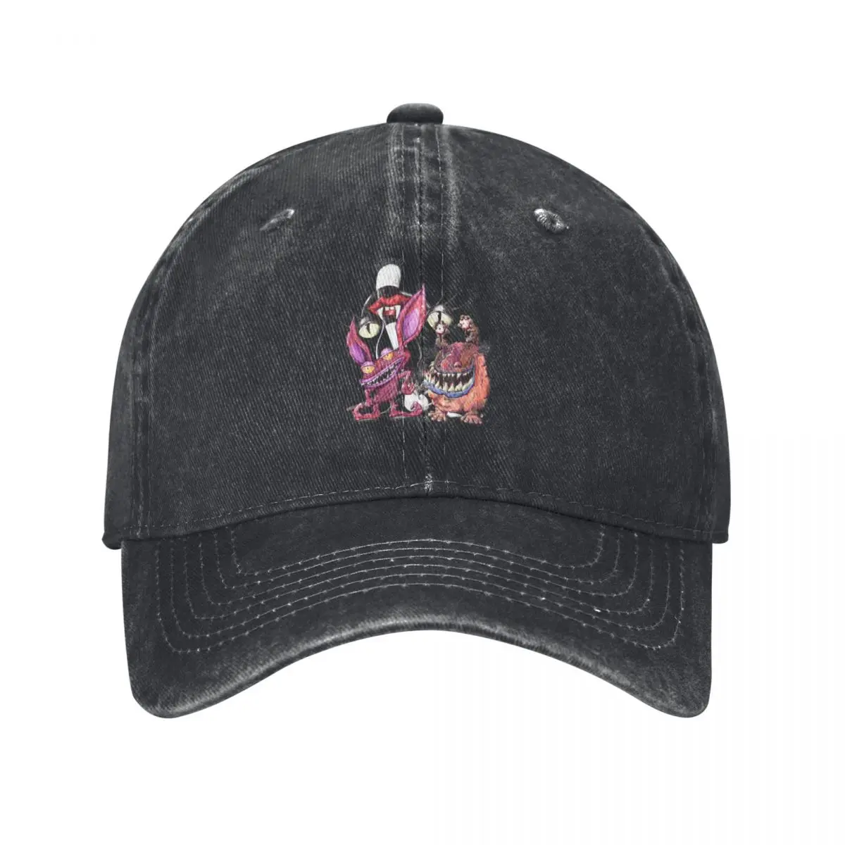 

Arrrrrgh These Real Monsters Baseball Cap Snap Back Hat Snapback Cap Icon Golf Hat Mens Hats Women's