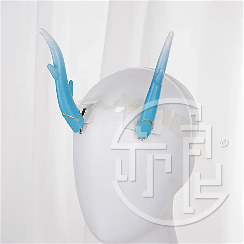 qq78Request7New Honkai: Star Rail Dan Heng Dragon Horns أغطية الرأس ملحقات تنكرية لحفلات الهالوين وأعياد الميلاد