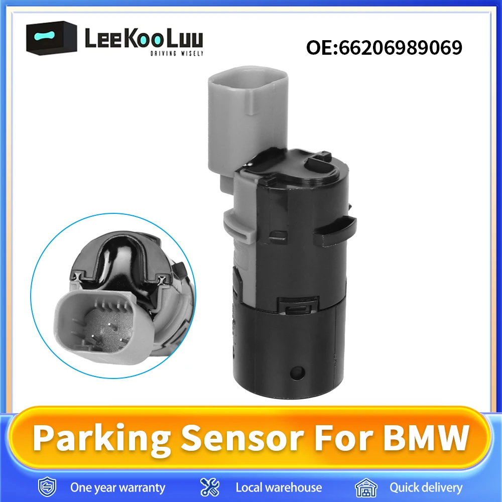 Leekooluu 1Pc Parking Sensor 66206989069 PDC For BMW E39 E46 E60 E61 E65 E66 E83 X3 X5 3 5 1998-2006