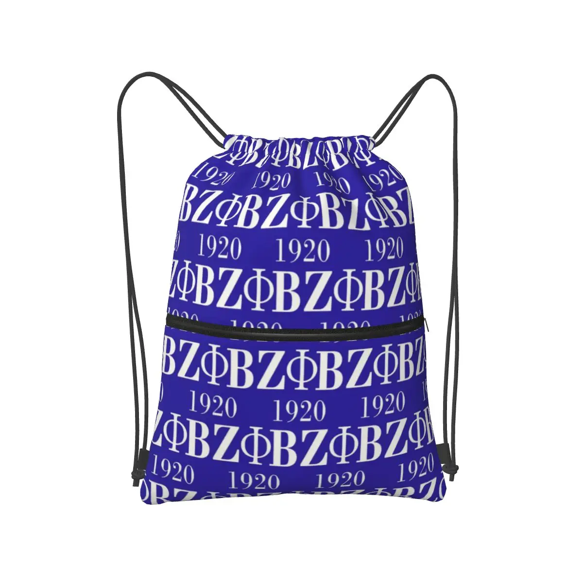 

Zeta Phi Beta Sorority Logo Greek Letter 1920 Backpacks Multi-function Drawstring Bags Sports Bag Book Bags for Travel Students