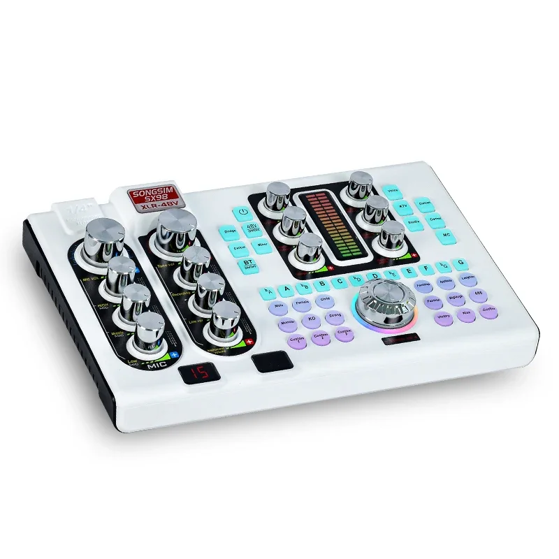 Mixer Sound Card Live Streaming E-commerce Recording K Multiple Sound Effects Professional Digital Sound Card Phone Computer Set