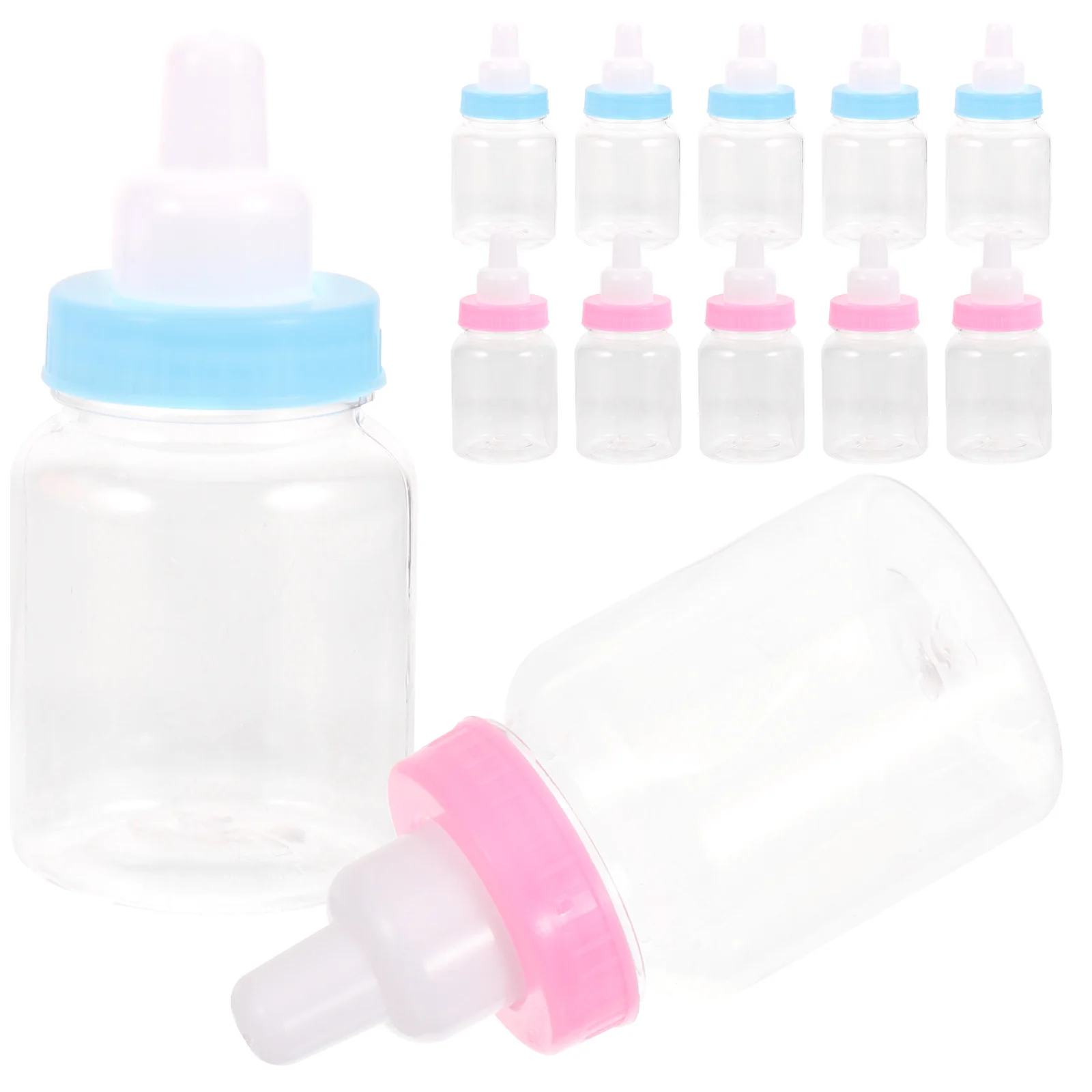 

12 Pcs Candy Feeder Style for Shower Favors Candy Storage Shower Gift Box Pacifiers Gifts