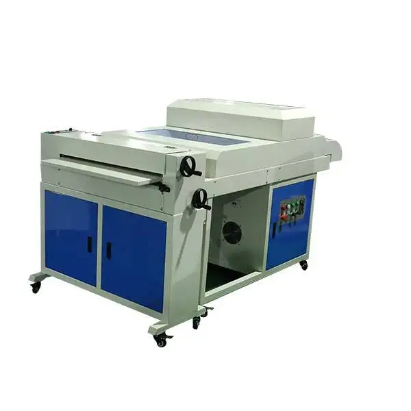 DOUBLE 100 New Innovation Automatic Small 650mm Spot UV Coating Machine For Printing Industry