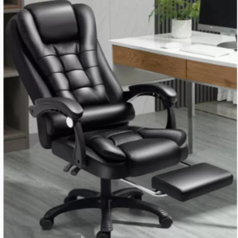 Computer Chair Home Sedentary Reclining Comfortable Lazy Leisure Chair Business Meeting Office Chair Simple Boss Chair