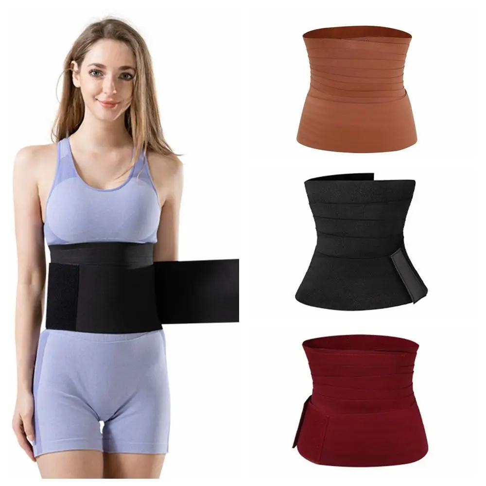 Stomach Bandage Adjustable Waist Wrap Trainer Nylon Durable Tummy Control Band Sturdy 3/4/5/6 Meter Belly Body Shaper Daily Use