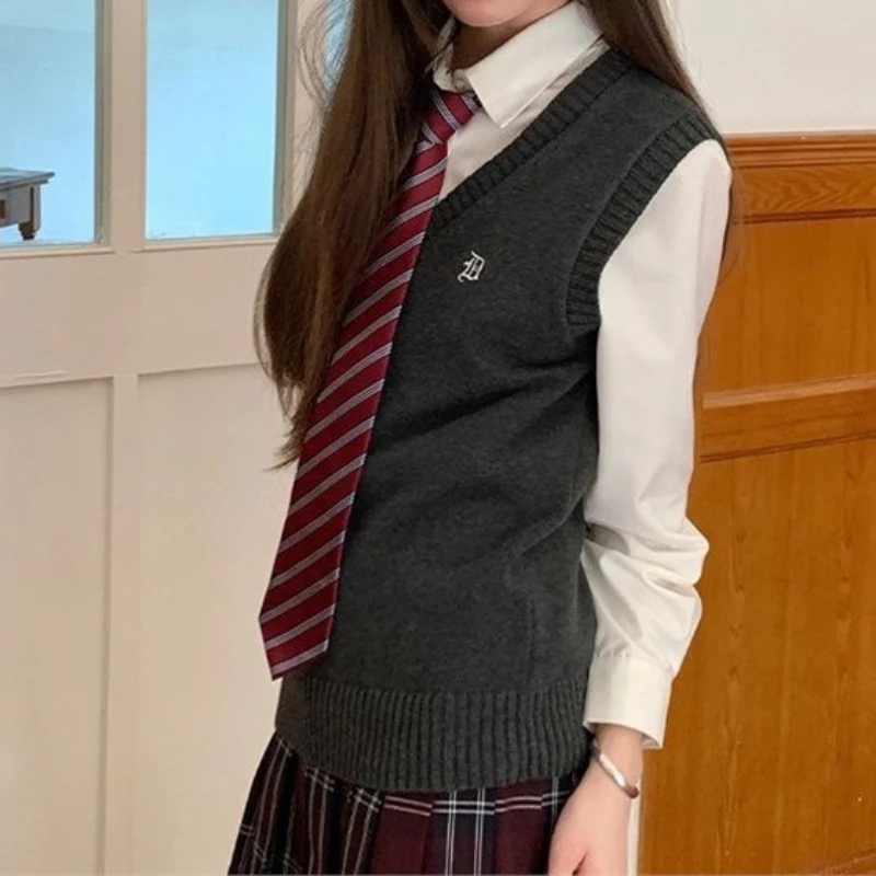 conjunto-de-dos-piezas-estilo-jk-para-mujer-estilo-campus-estilo-k-clasico-primavera-otono-cuello-en-v-chaleco-de-punto-bordado-uniforme-escolar