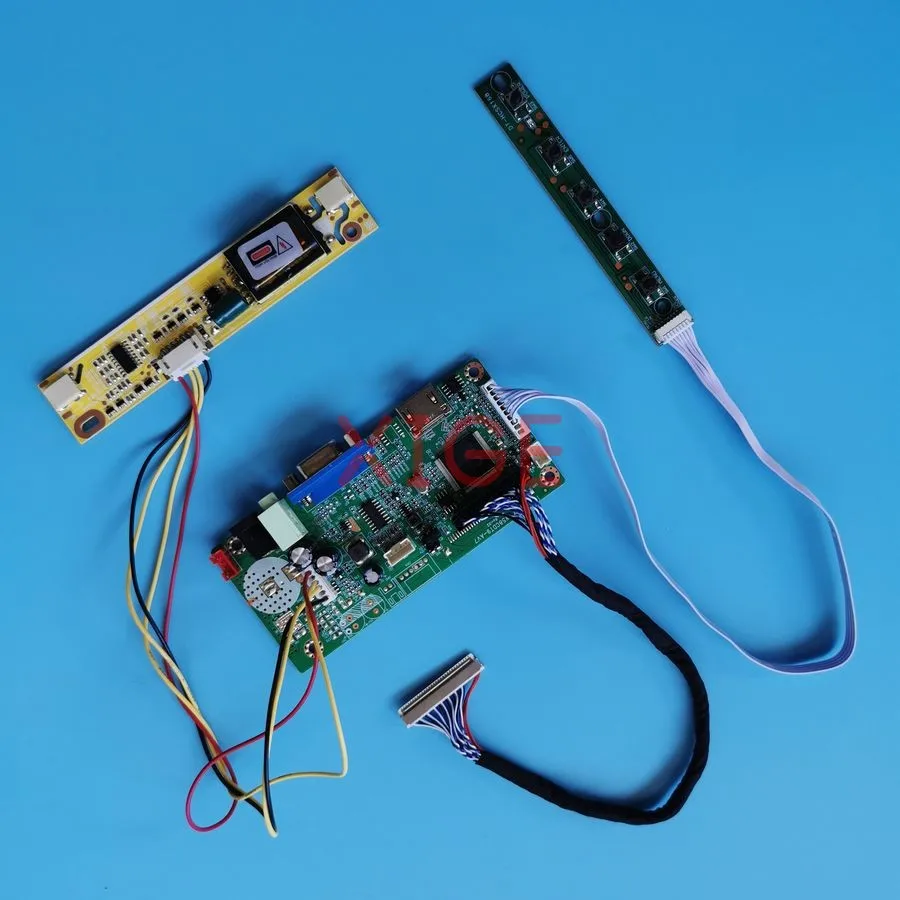 LCD Display Drive Controller Board Fit B170PW04 B170PW07 N170C1 B170PW02 1440*900 30 Pins LVDS VGA+HDMI 2-CCFL 1440x900 Kit DIY