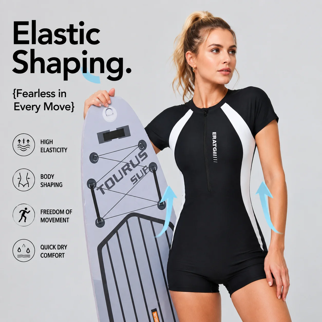 Professional Women Racing Swimsuit Conservative One-piece Flat Angle Slimming Tummy Control Training Swimwear Sport Athletic