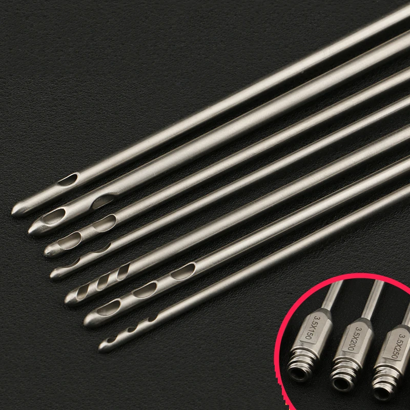 Facial fat filling graft transplantation cannula kit Stem Cell Lipo face Fat Transfer Liposuction needle set