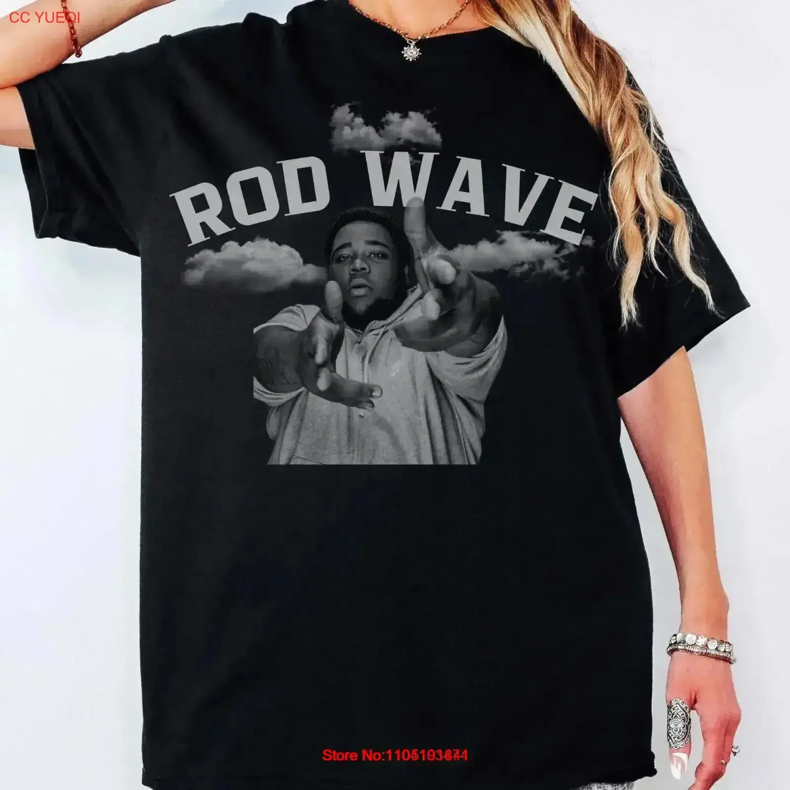 

Limited Rod Wave Vintage T Shirt For Woman and Man Washed Casual Stretched Slightly fashion Breathable graphic Soft vintage