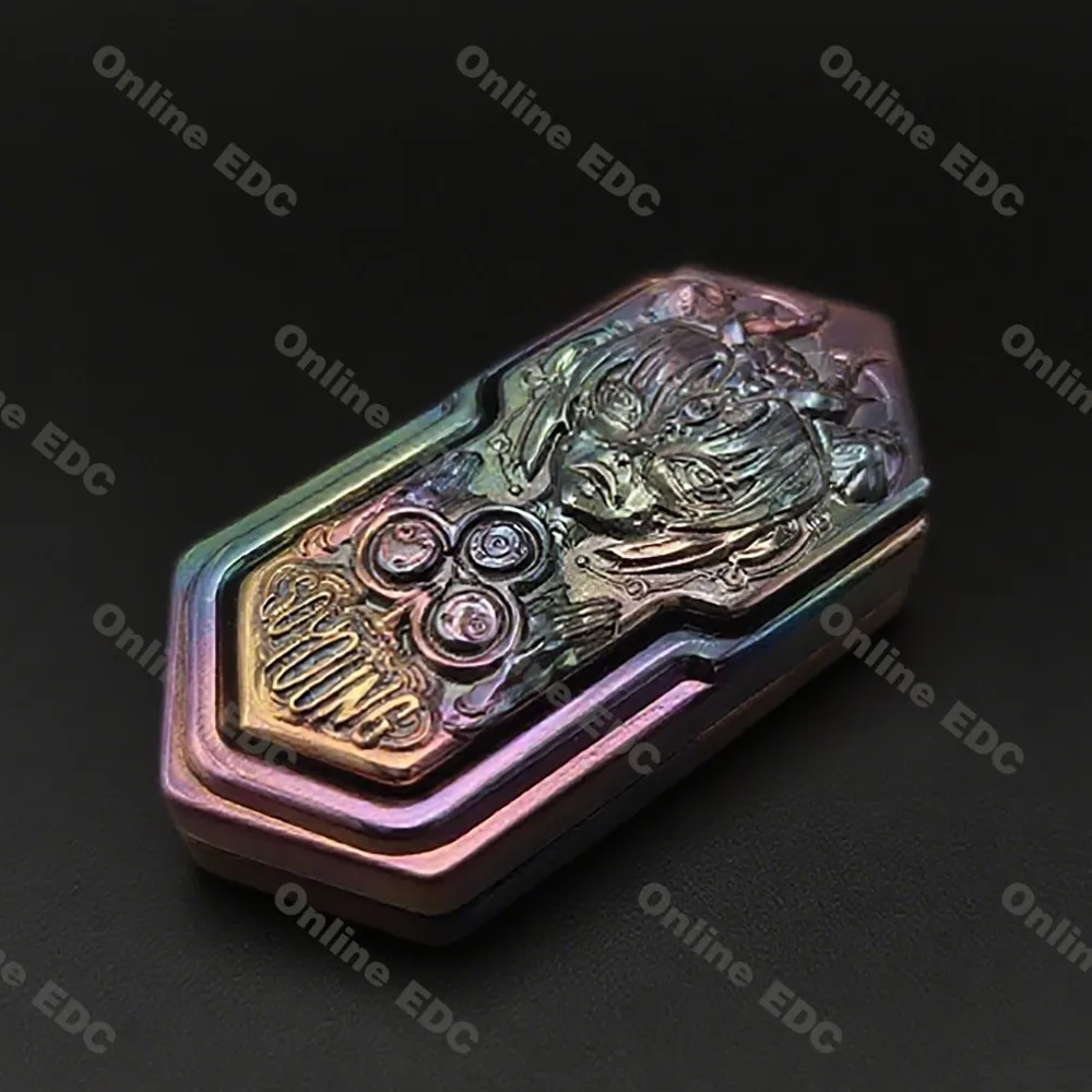 

Used EDC Toys YEDC SO YOUNG EDC Zirconium Poker Loli Fidget Slider Stress Relief Toy For Adults