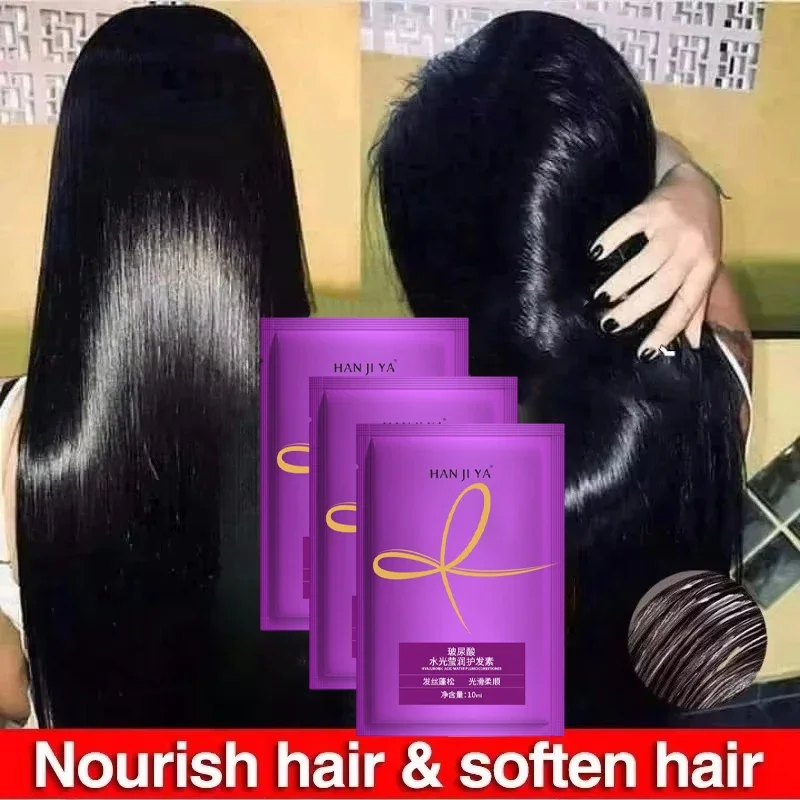 Keratin-Haarmaske, magisch, 5-Sekunden-Reparatur, Schäden, krauses, weiches, glattes, glänzendes Haar, tief befeuchtet das Haar, wirksame Reparatur, neu