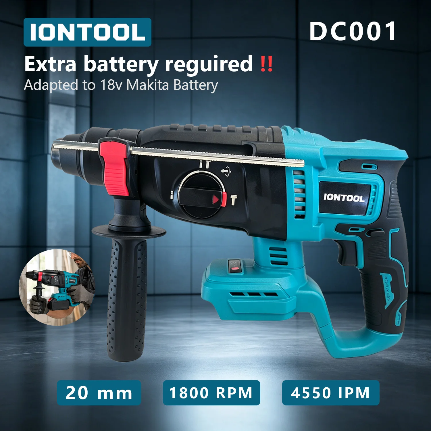 marteau-perforateur-rotatif-sans-fil-sans-balais-iontool-unite-nue-20-mm-1800-tr-min-pour-percage-de-briques-et-de-pierres-outil-electrique-pour-installation-domestique