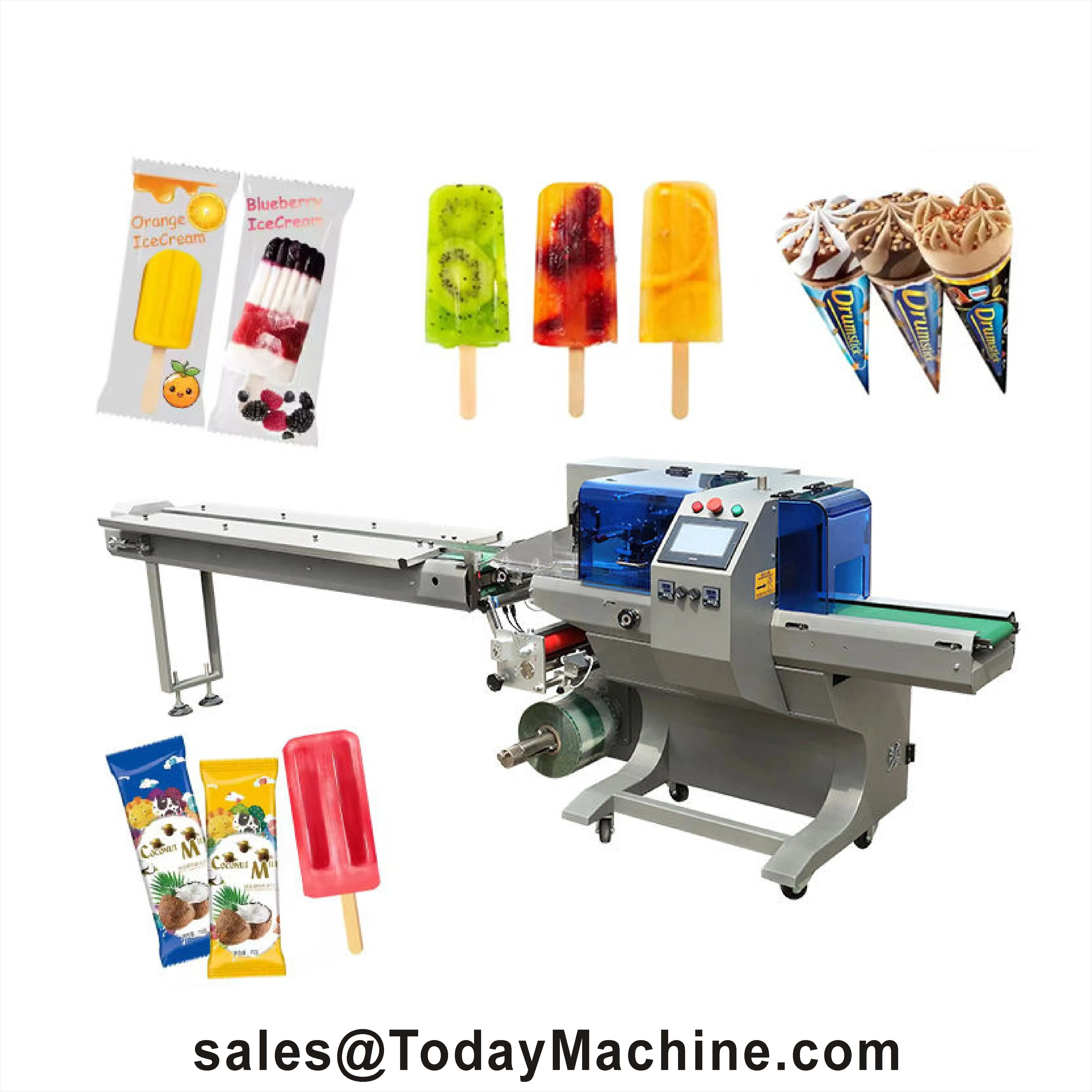 Wrapper Flow Pack Machine Horizontal Packaging Machine Automatic Packing Machine