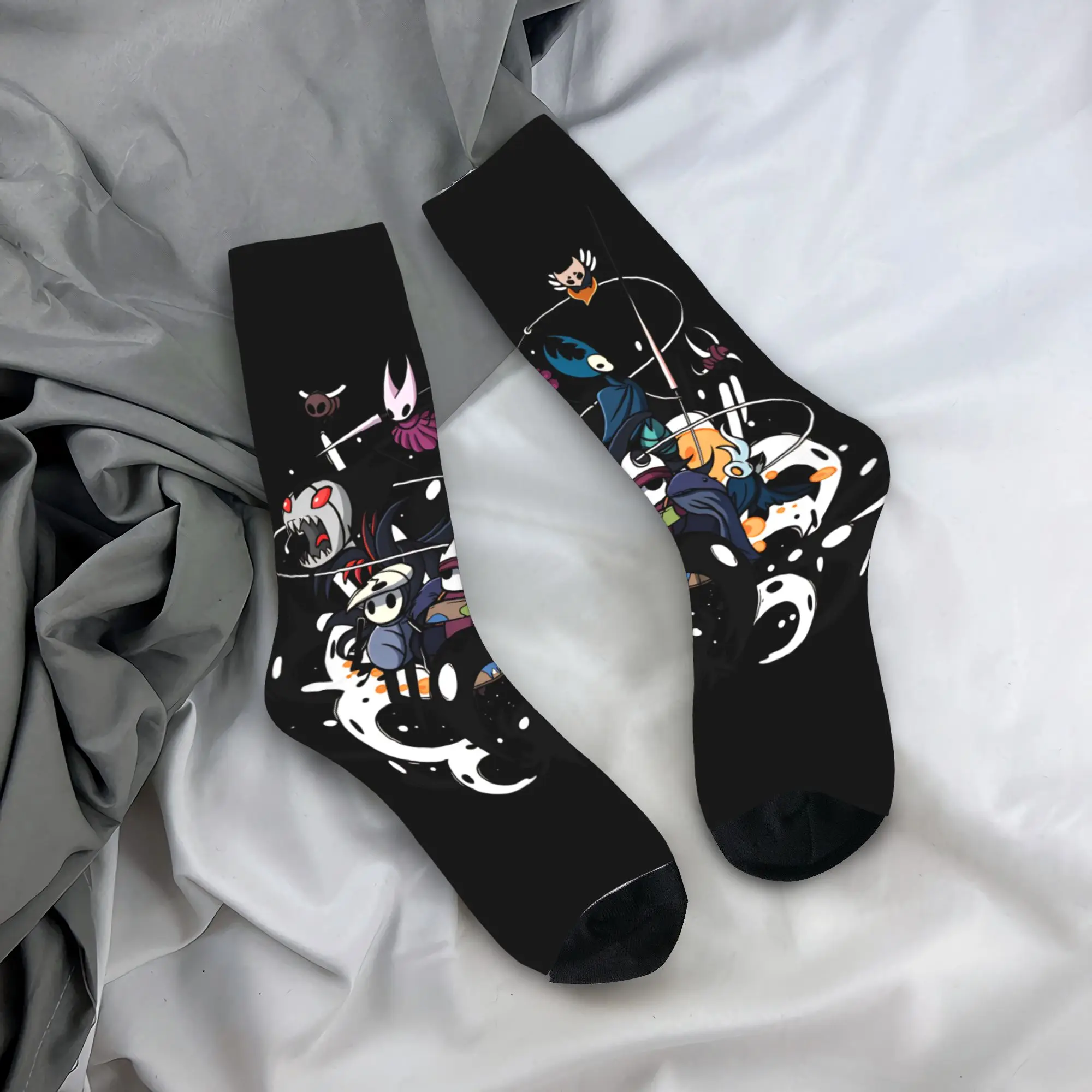 

Hollow knigth Socks Trendy Stockings Spring Non Slip Unisex Men Socks Quality Pattern Running Sports Socks