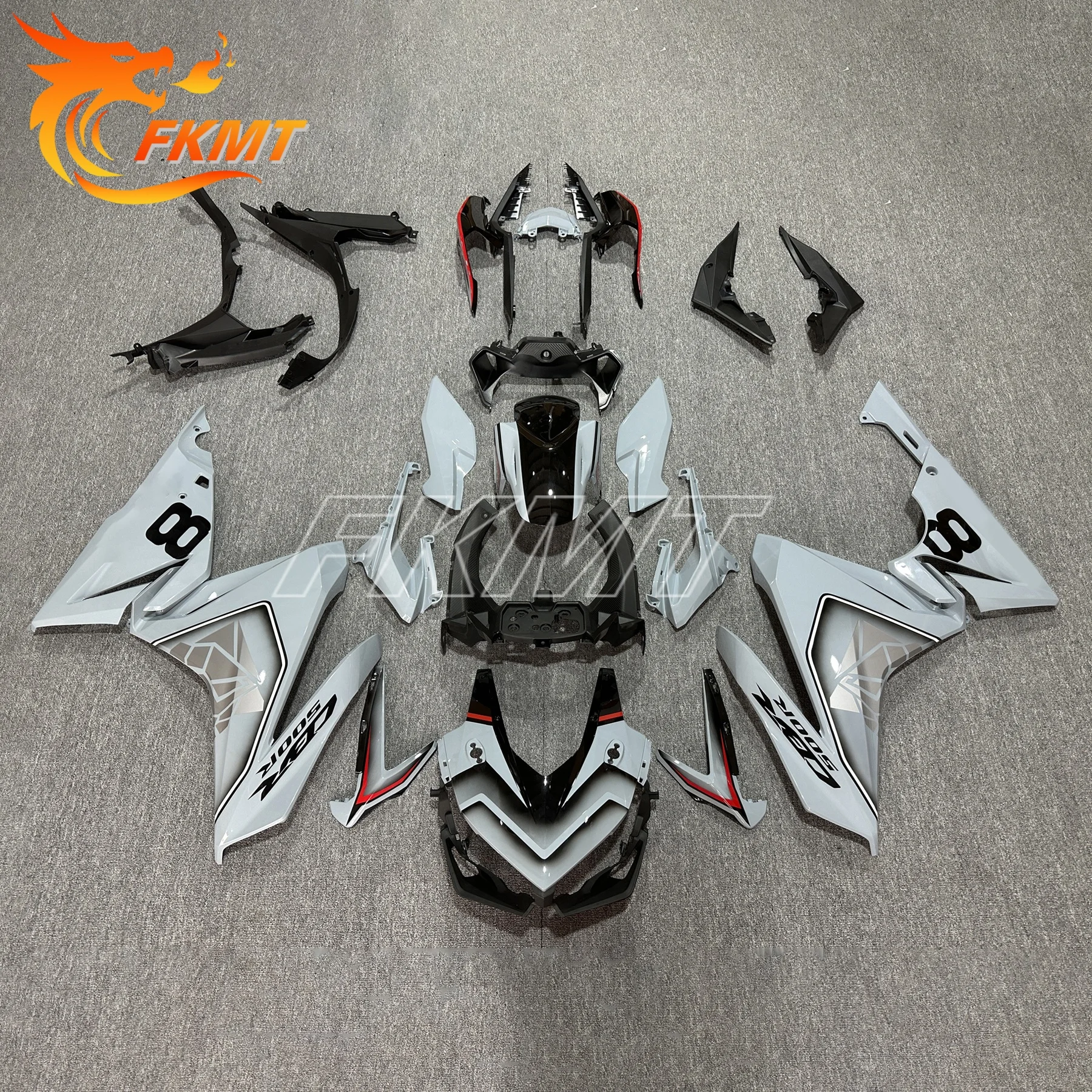 

Top-rated Motorcycle Fairings Kit for HONDA CBR500R 2019 2020 2021 2022 2023 CBR500 19-23 Injection Black Bodywork Set