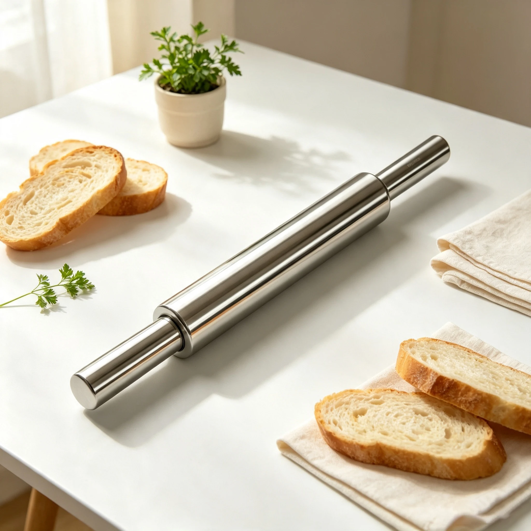 Kitchen Roller Baking - Rolo de Massa de Aço Inoxidável