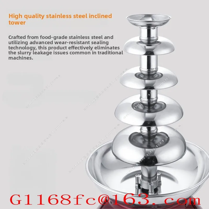Household Hall Hotel Spray Tower Chocolate Sauce Noodles Wedding Banquet Waterfall Machine