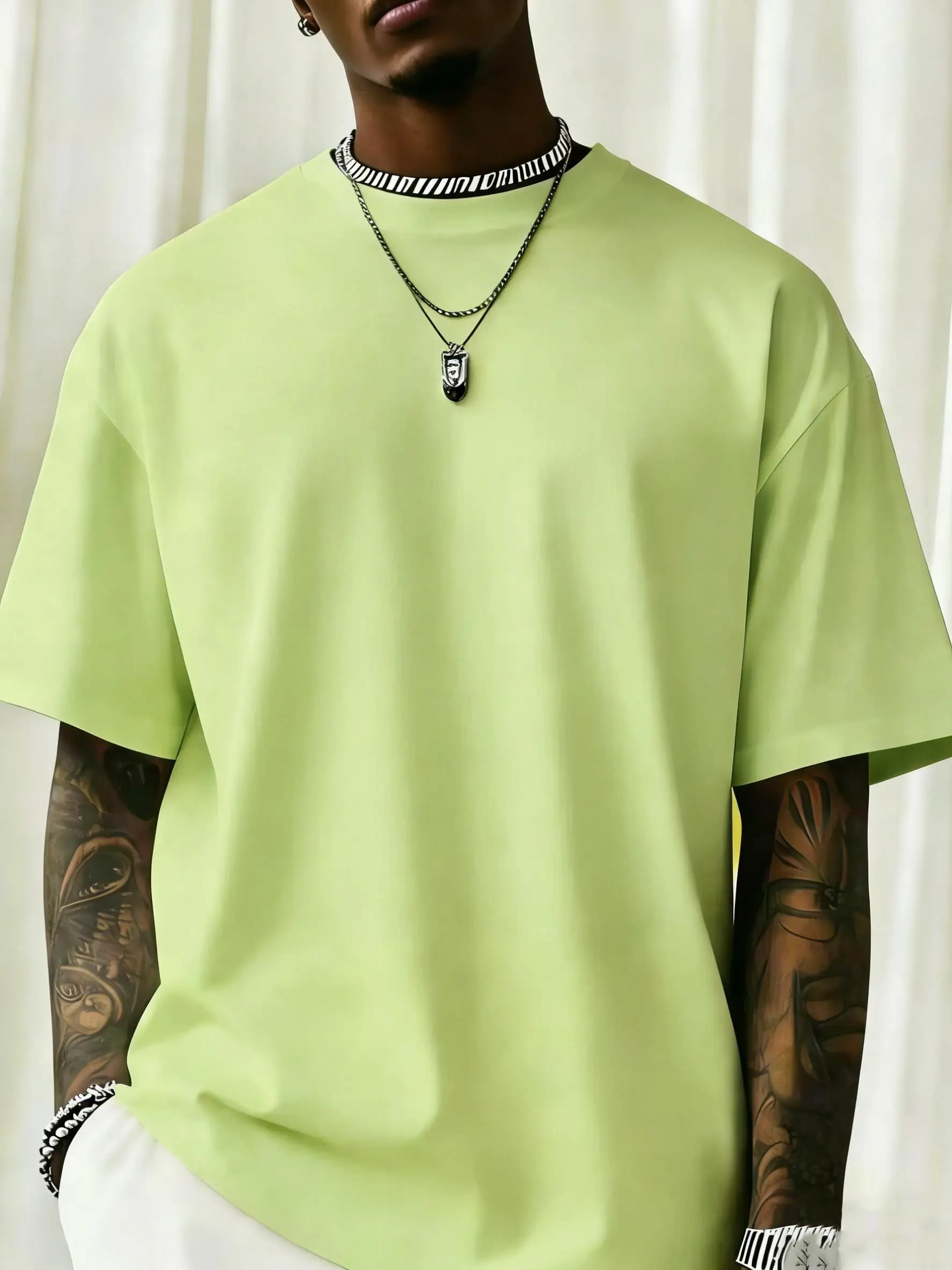 Team Family Mens Solid Color Multicolor T-Shirt Summer Crewneck T Shirts Cotton Hip Hop Sports Tops All-Match Loose Streetwear