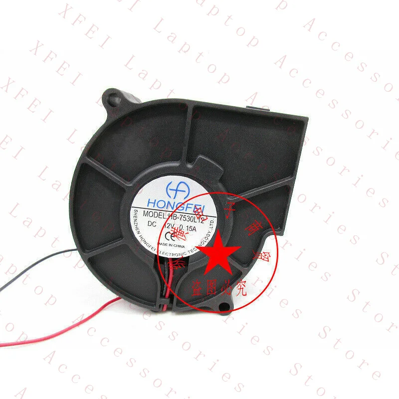 

C HB-7530L12 12V 0.15A two-line blower cooling fan