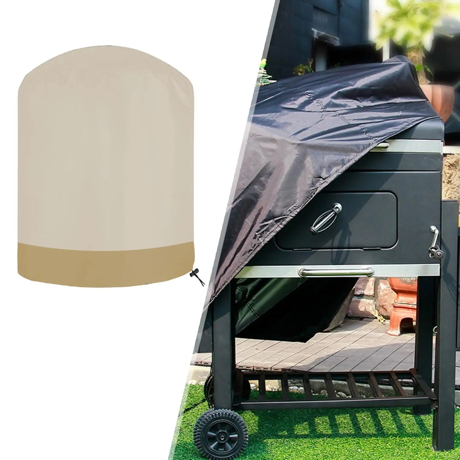 Grill Cover Waterproof Protection Cover for Barbecue Yard Camping