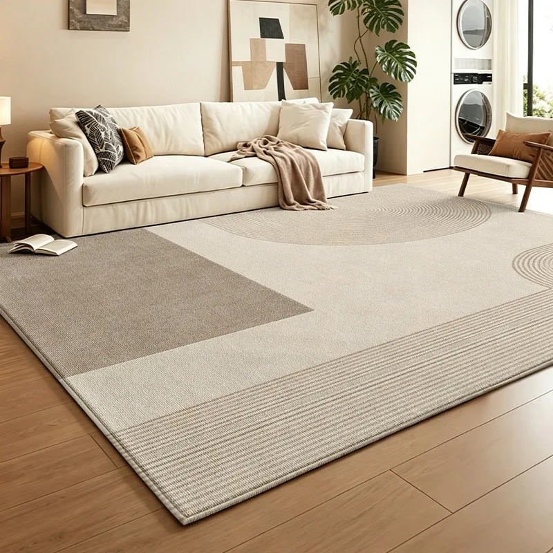Living Room Carpet Stain-resistant Wear-resistant Floor Mat Striped Rug Bedroom Bedside Carpets Large Area Home Decoration Rugs