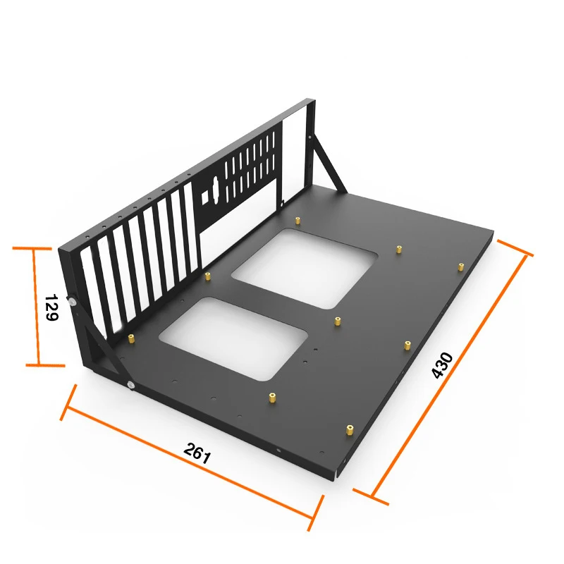 Mainboard Bracket ATX Thicker Version Open Studio Chassis Frames Holder Heat Dissipation Strong Firm Chassis Frame