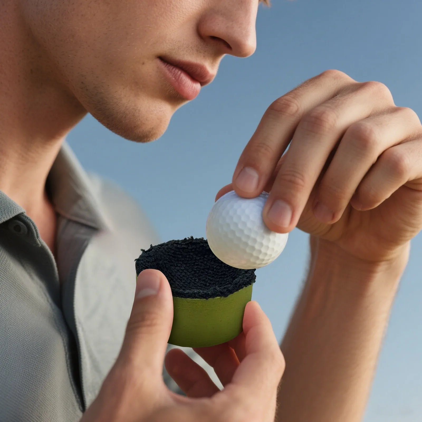 Многофункциональный инструмент для чистки мячей для гольфа — портативные аксессуары для гольфа для быстрой очистки зеленого цвета, прочный экологически чистый дизайн