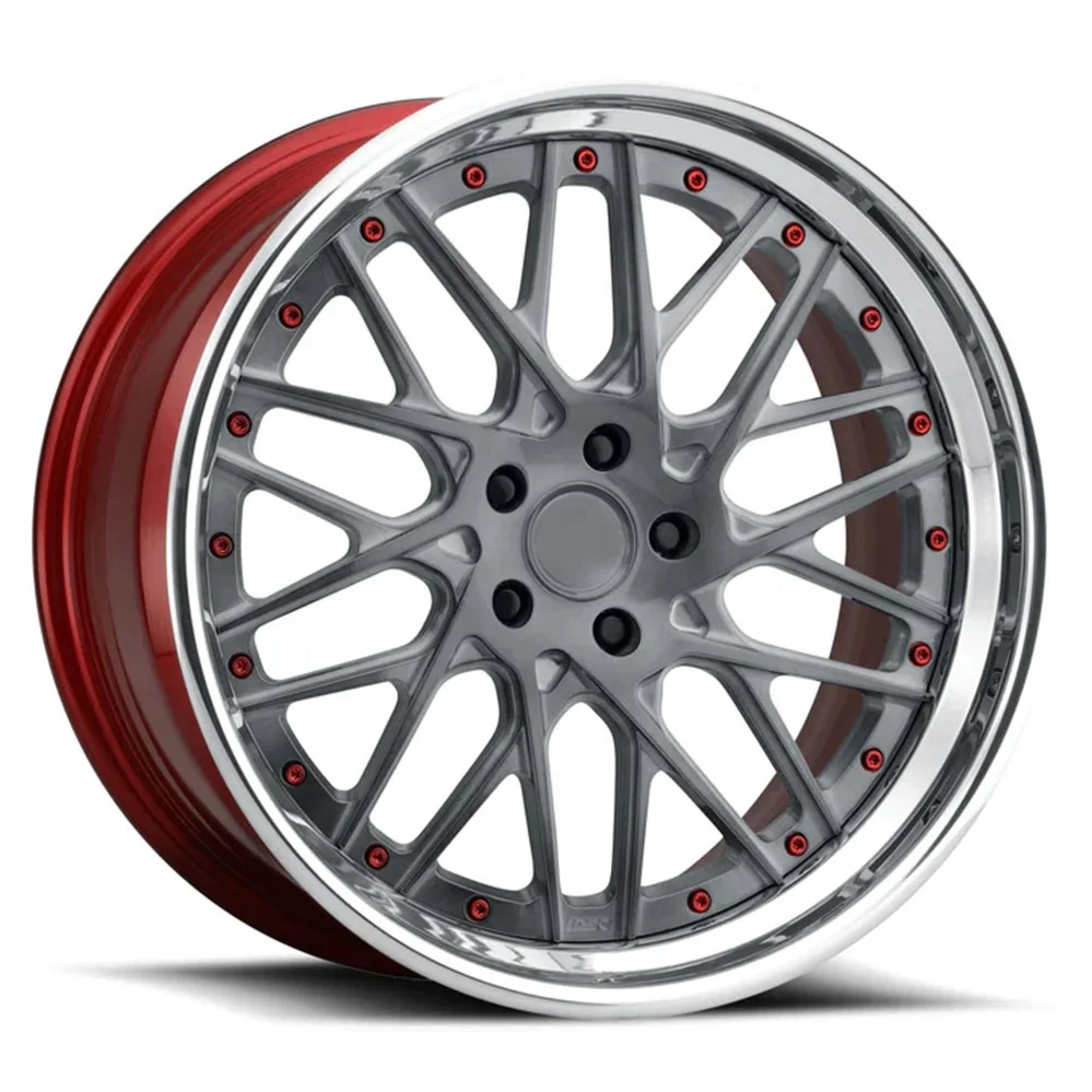 【Hot】 One to One Custom Forged Alloy Wheels 18 19 20 21 22 23 24 Inch Forged Car Wheel 3 Piece
