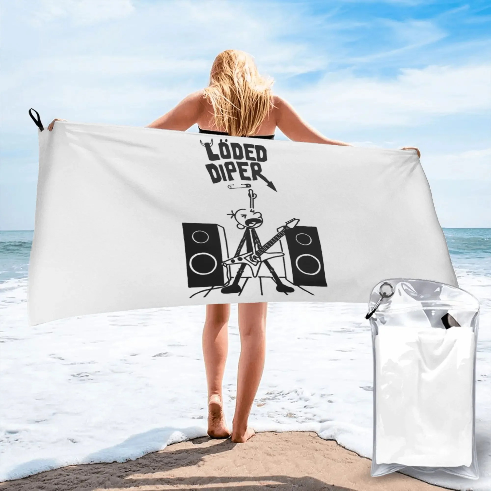 

Diary Of Wimpy Kid World Book Day Beach Towel Soft Microfiber Quick Dry Absorbent Quick Towels For Pool