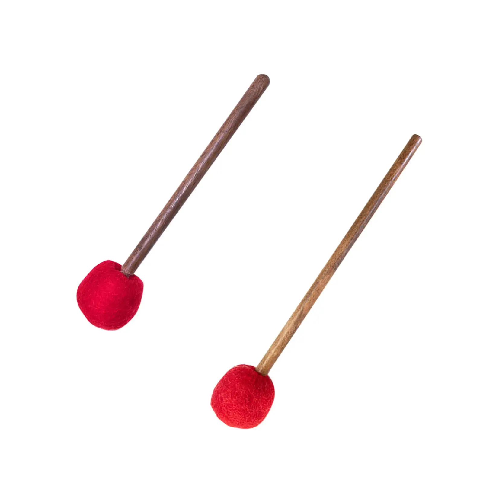 Sound Bowl Mallet Easy to Grip Wool Felted Replacement Handcrafted Instrument Accessory Percussion Sticks Wool Mallet Drumstick