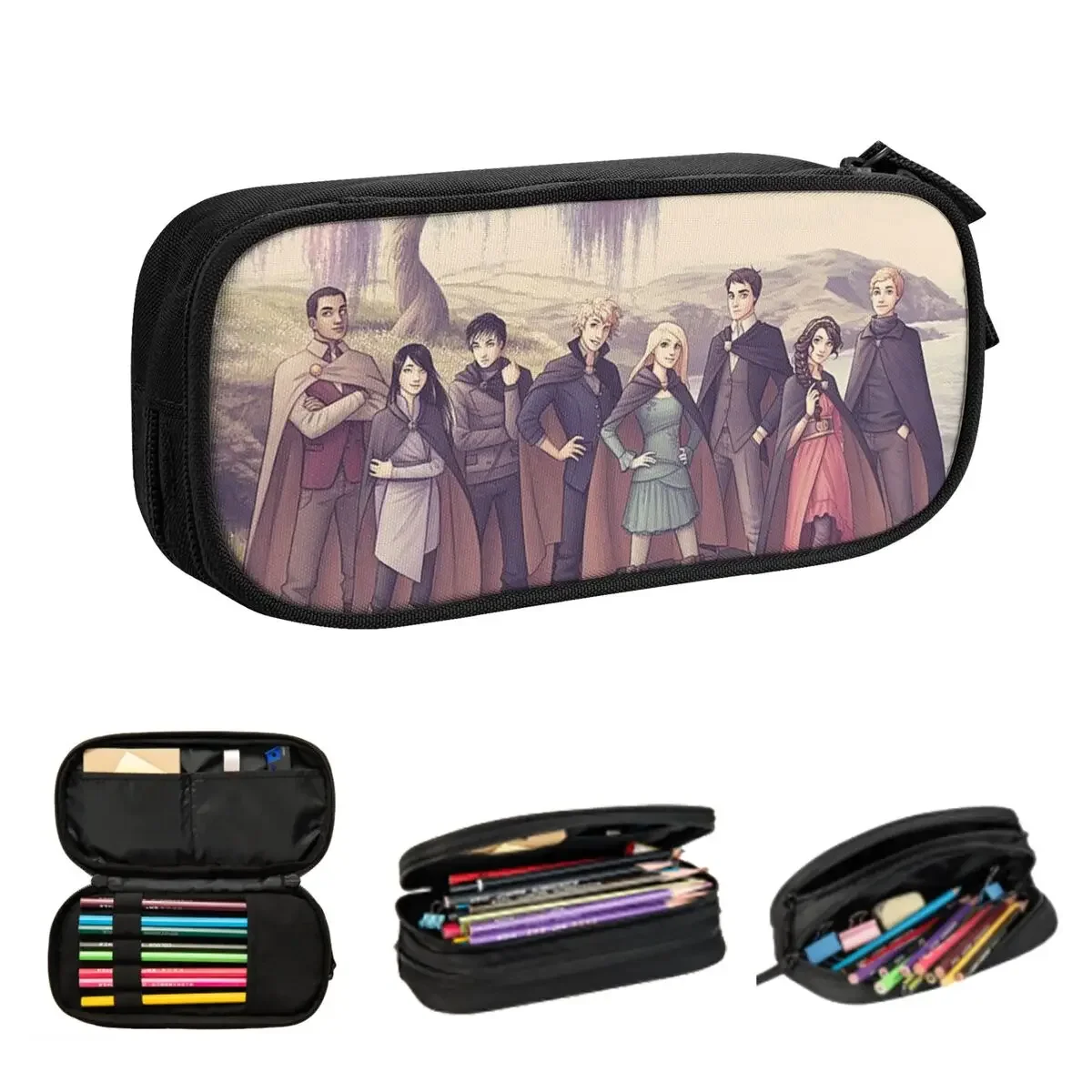 

Keeper Of The Lost Cities Character Pencil Cases Big Capacity Pen Bags Pen Box Pencil Pouch For Boys Girls Students Stationery