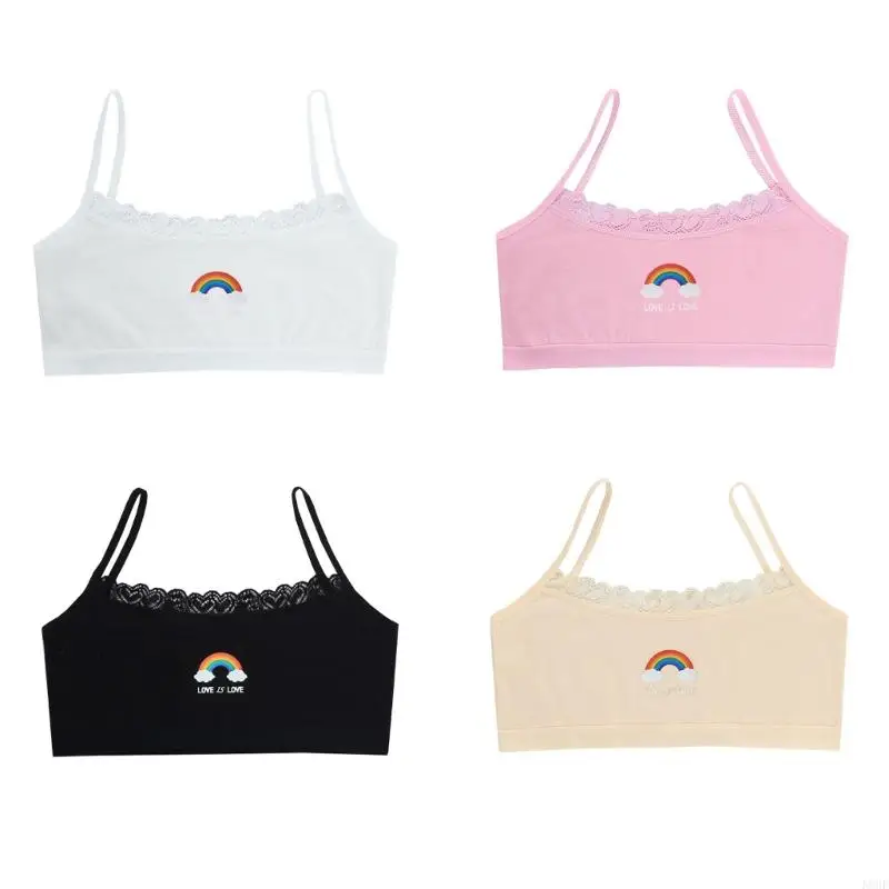 

K8GF Stretchy Kids Top Cotton Spandex Blend Soft Undershirt Innerwear for Daily