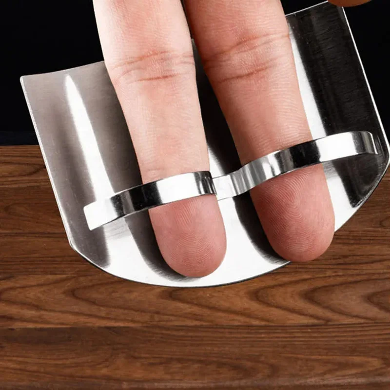 Stainless Steel Hand Finger Protector Chef Finger Guards For Cutting Guard Finger Protector Avoid Hurting Kitchen Tool