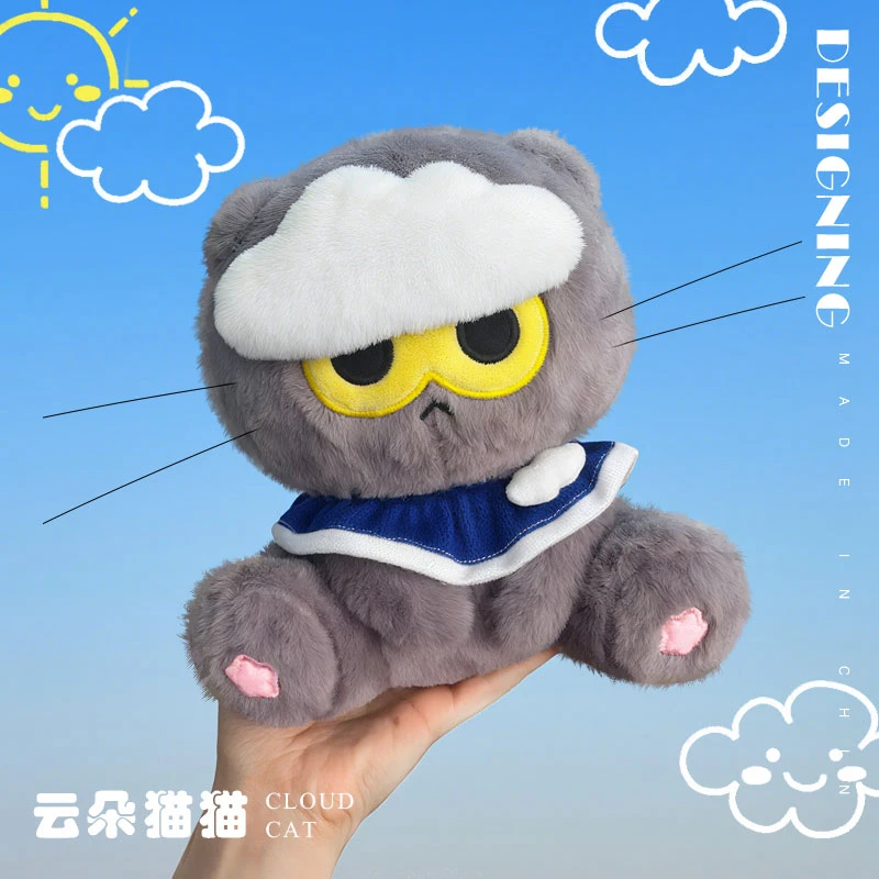 Tanque de Gas gato regordete juguete de peluche regalo de seguidor colección de recuerdos regalo creativo g-dragón Zoa llaveros del mismo estilo muñeco de peluche