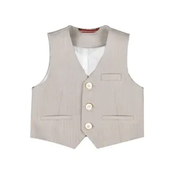 Baby Boys Vest Gentleman Kids Violin Dance Show Waistcoat Child Performence Tuxedo Vest Children 1Year Birthday Wedding Wear