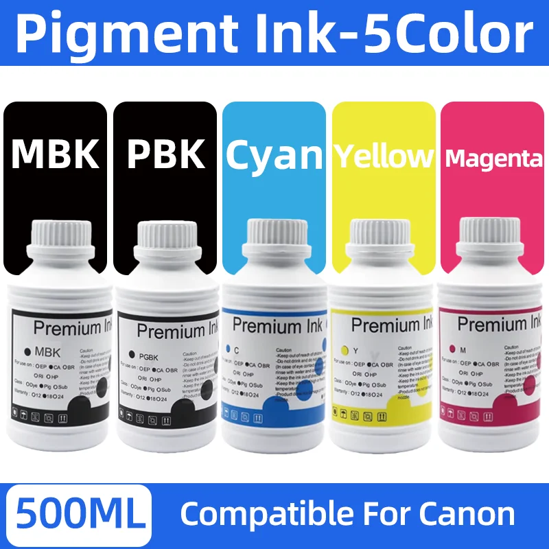 

500ML PFI-120 PFI120 pigment ink Compatible for Canon GP-200 GP-300 TM200 TM205 TM300 TM305 TM-5300 TM-5305 TM-5200 printer Ink